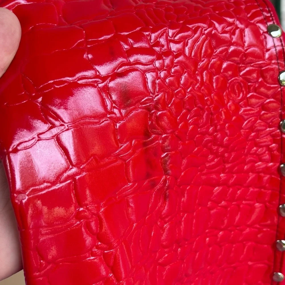 Red Flare Pants - Picture 15 of 16